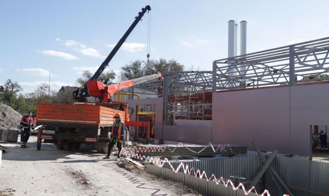 Тульские строители завершили монтаж котельной в Мариуполе с опережением графика