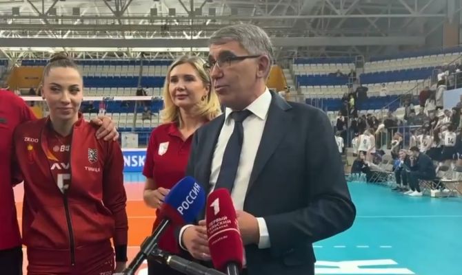 Дмитрий Миляев дал волейболисткам "Тулицы" наставление перед новым сезоном