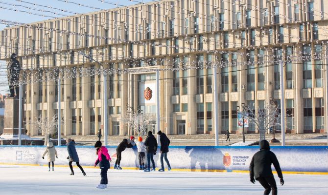 Стала известна программа открытия Губернского катка в Туле