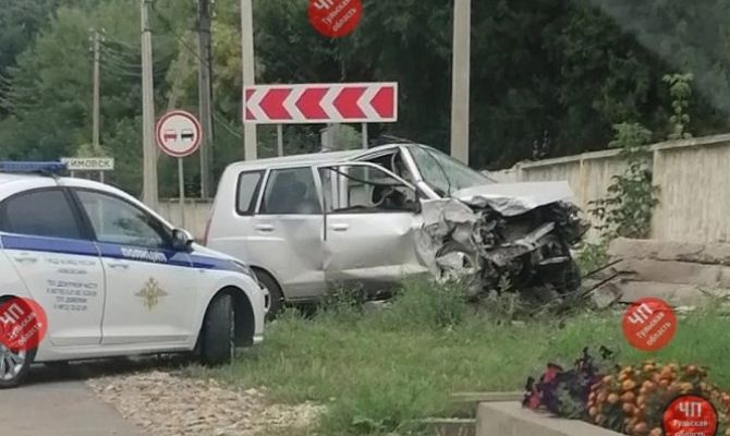 В Кимовске в районе кладбища произошло серьезное ДТП