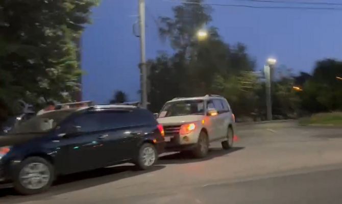 В Туле на улице Рязанской не смогли разъехаться машины