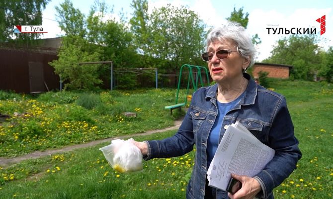 Жители тульского Заречья поневоле попали под обстрел пейнтбольными шарами