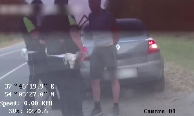 В Новомосковске полицейские устроили погоню за разбойником-рецидивистом