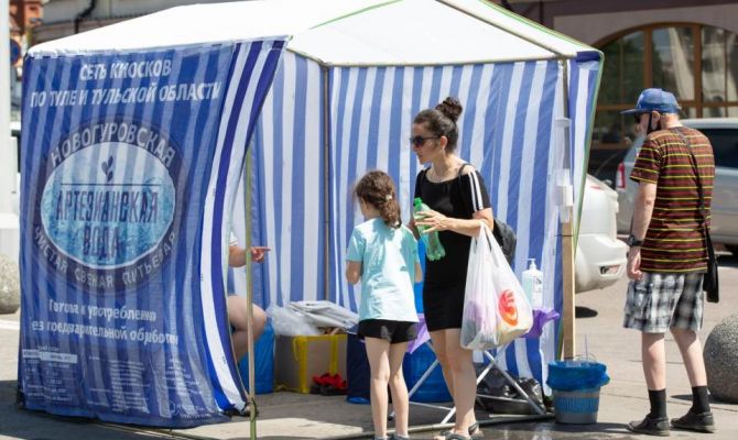 В Туле организуют раздачу воды 5 июня