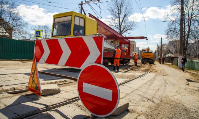 С 12 мая в Туле ограничат движение транспорта по улице Максима Горького