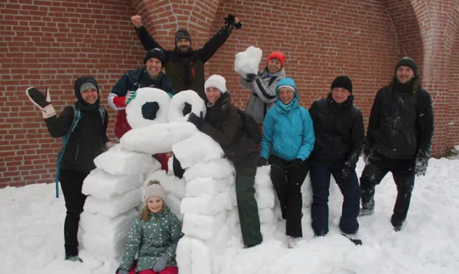 В Туле пройдут соревнования по постройке снежных хижин