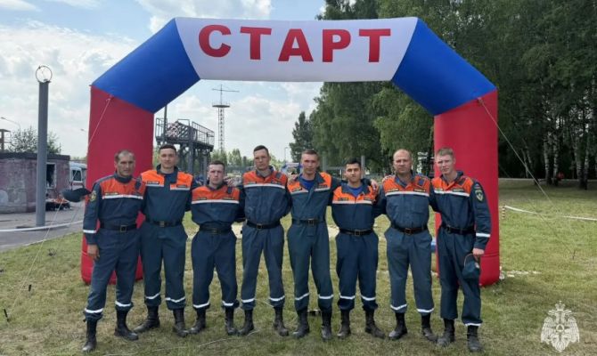 Тульские спасатели заняли 4 место на соревнованиях МЧС России