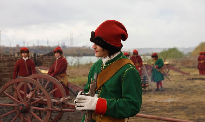 В Новомосковске снимают фильм о Петре I