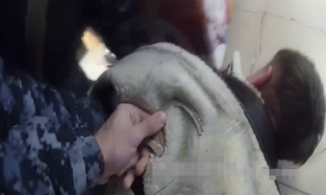 На проспекте Ленина в Туле задержали дебошира