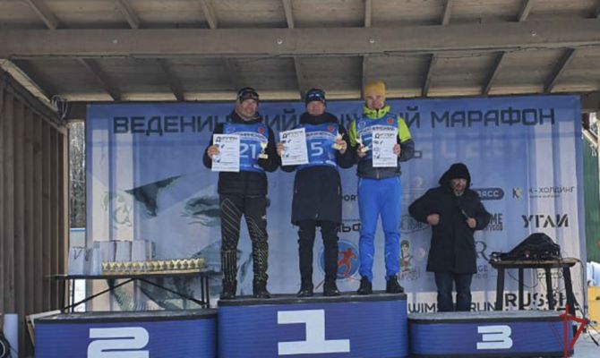 Тульские росгвардейцы завоевали призовые места в "Веденинском лыжном марафоне"