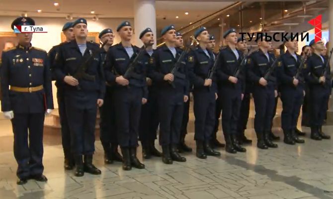 Тульская научно-производственная рота пополнилась новобранцами