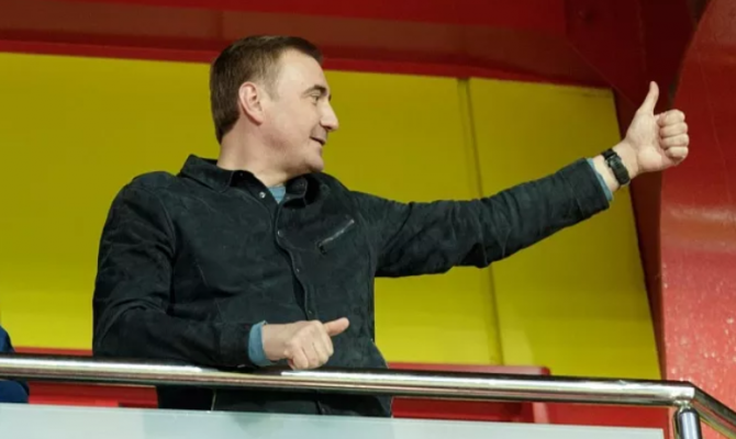 Алексей Дюмин поздравил «Арсенал» с выходом в Лигу Европы