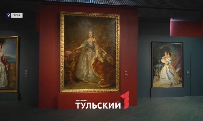 Тулякам покажут первый парадный портрет Екатерины Великой из коллекции Русского музея