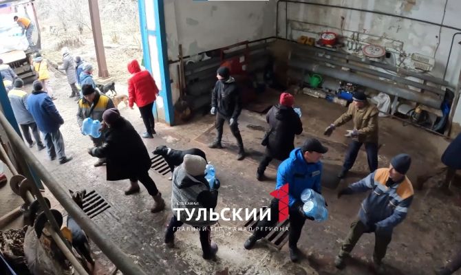 В Курахово приняли 150 тонн гуманитарной помощи из Тульской области