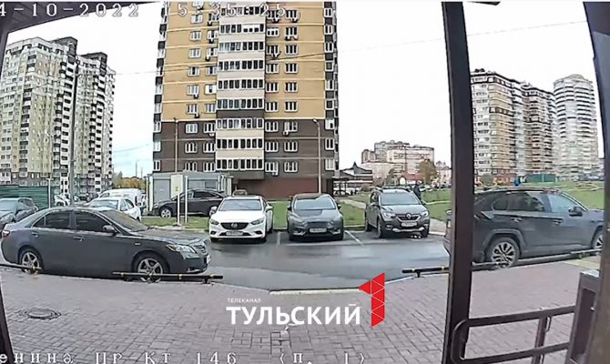 Громкий хлопок в Туле попал на видео