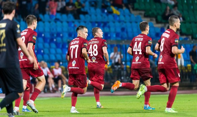 Тульский "Арсенал" обыграл "Уфу" со счетом 2:0