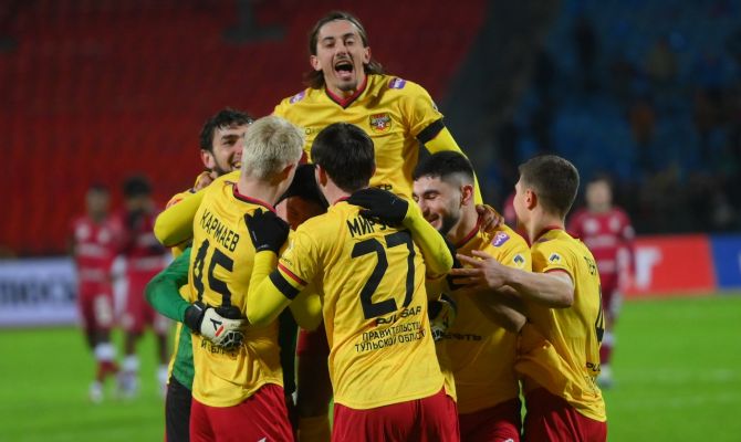 Тульский "Арсенал" сыграет со "Спартаком" или "Локомотивом" в Кубке России