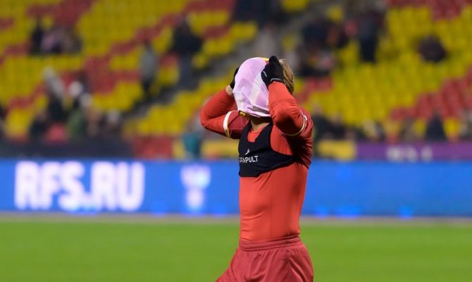 Тульский "Арсенал" разгромно проиграл "Динамо" из Махачкалы