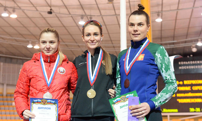 Тулячка завоевала бронзу на Всероссийских соревнованиях по конькобежному спорту