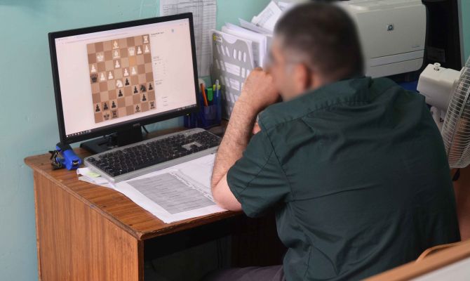 Осужденный из Тульской области принял участие в чемпионате по шахматам