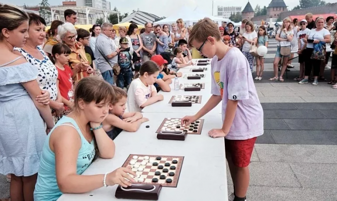 В Тульской области открыт набор на бесплатные занятия по шашкам