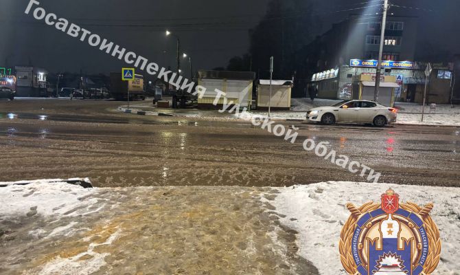 В Щекине 24-летний молодой человек сбил женщину на пешеходному переходу