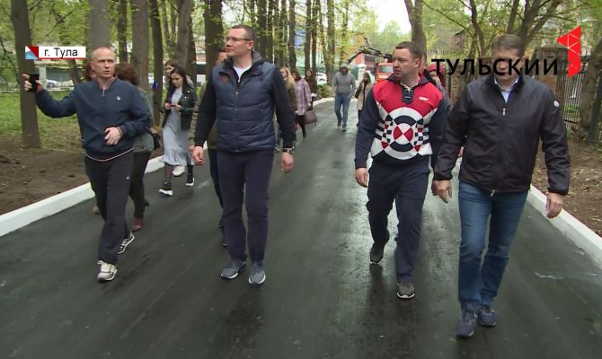 Благоустройство в городе: в Туле проверили исполнение поручений Алексея Дюмина