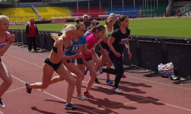 В Туле прошли региональные соревнования "Шиповка юных"