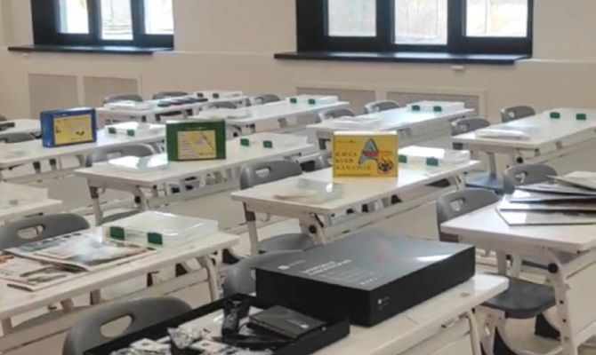 В Пролетарском округе Тулы сдали новую школу на 600 мест