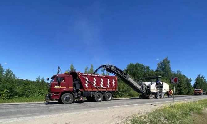В Тульской области обновляют трассу «Тула-Белев»