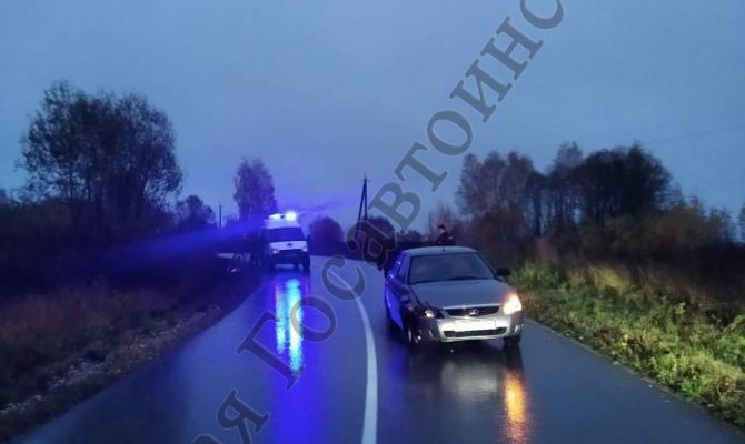 В Белевском районе пьяный мотоциклист выехал на «встречку» и устроил ДТП