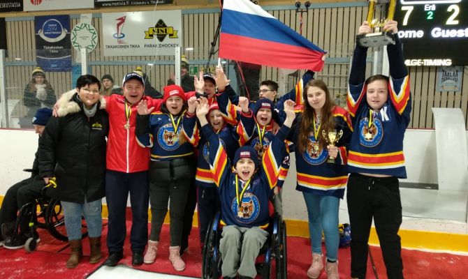 Тульские следж-хоккеисты победили на международном турнире