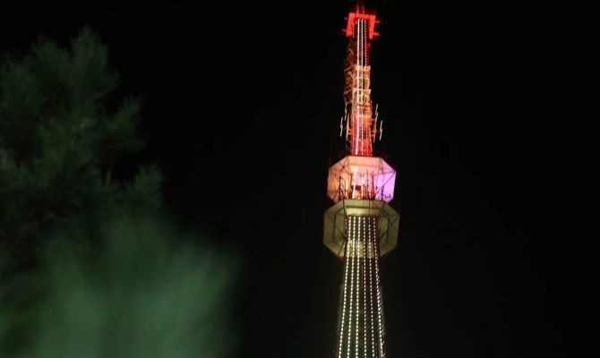 Праздничная подсветка украсит тульскую телебашню уже 1 августа