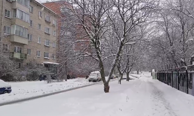 Тула стала лидером по количеству выпавшего снега в ЦФО