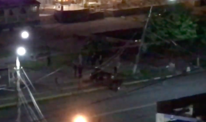 В Туле легковушка устроила на дороге сумасшедшие "танцы"