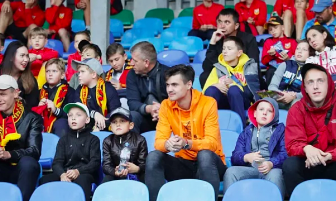 По инициативе Алексея Дюмина маленькие футболисты из Кимовска посетили игру «Арсенал - Динамо»