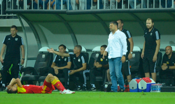 Игорь Черевченко взял на себя всю вину за поражение «Арсенала» от «Нефтчи»  