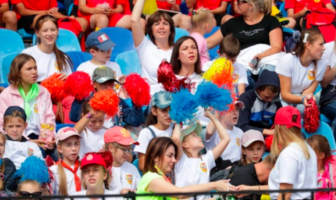 Ребята из Иркутска побывали на матче «Арсенал - Уфа»