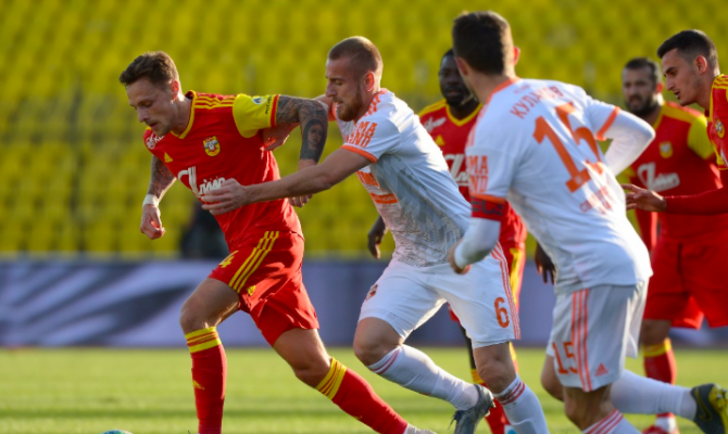 Сразу после перерыва "Урал" сравняла счет с "Арсеналом"