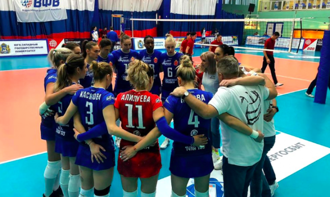 Волейбольная «Тулица» уступила «Спарте»