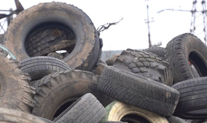 В Тульской области назвали самые активные районы по сбору старых шин