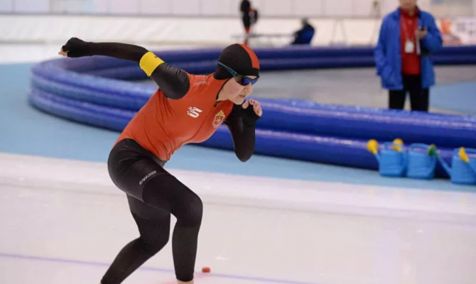 На первенстве Центральной России по конькобежному спорту тулячка вошла в 20 сильнейших