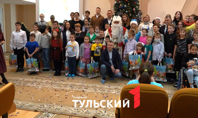 В Туле для маленьких пациентов областной детской клинической больницы устроили настоящий праздник