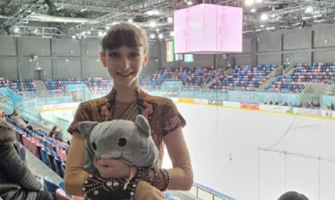 На ХII Спартакиаде учащихся тулячка вошла в десятку сильнейших фигуристов