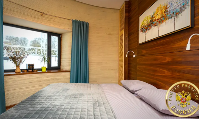 Напечатанный на 3D-принтере отель из Тульской области вошел в Реестр рекордов России