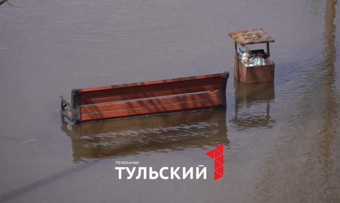 В Тульской области уровень воды в реках продолжает падать