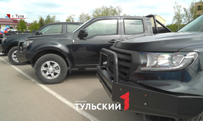 Тульским контрактникам передали новую технику в зону СВО
