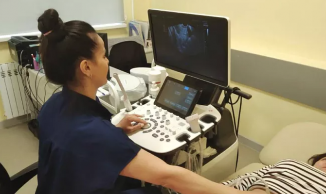 В узловской больнице появился новый аппарат УЗИ