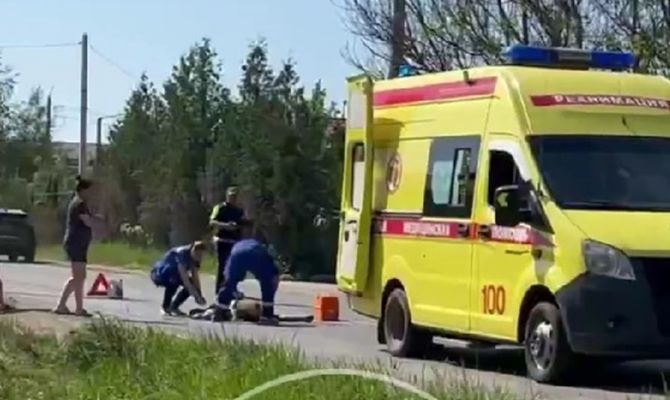 В Новомосковске 58-летний водитель скутера погиб после столкновения с "БМВ"