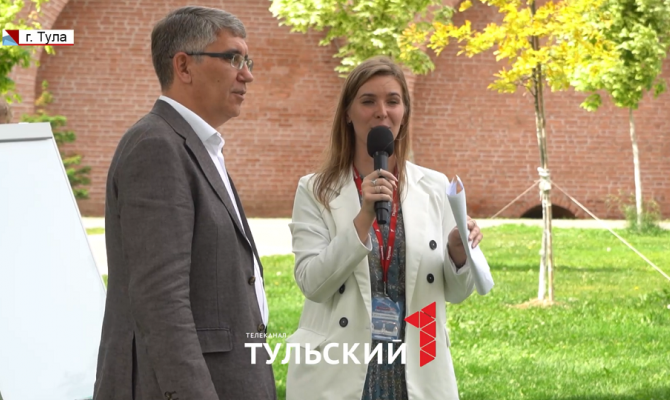 Юные туляки предложили врио Губернатора Дмитрию Миляеву свои идеи по развитию области